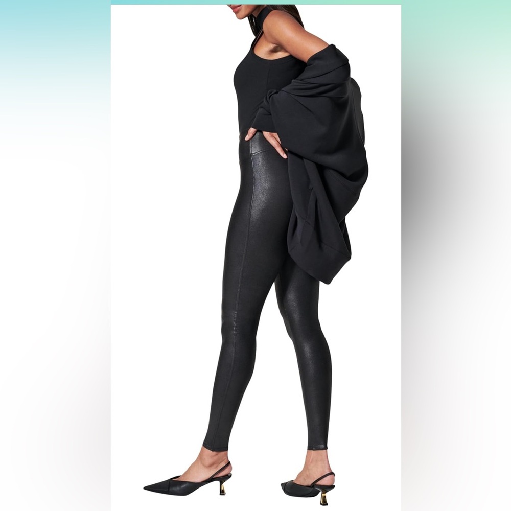 Spanx faux leather leggings - Picture 5 of 5